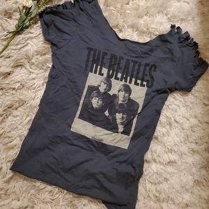 Women's rocker Beatles T shirt